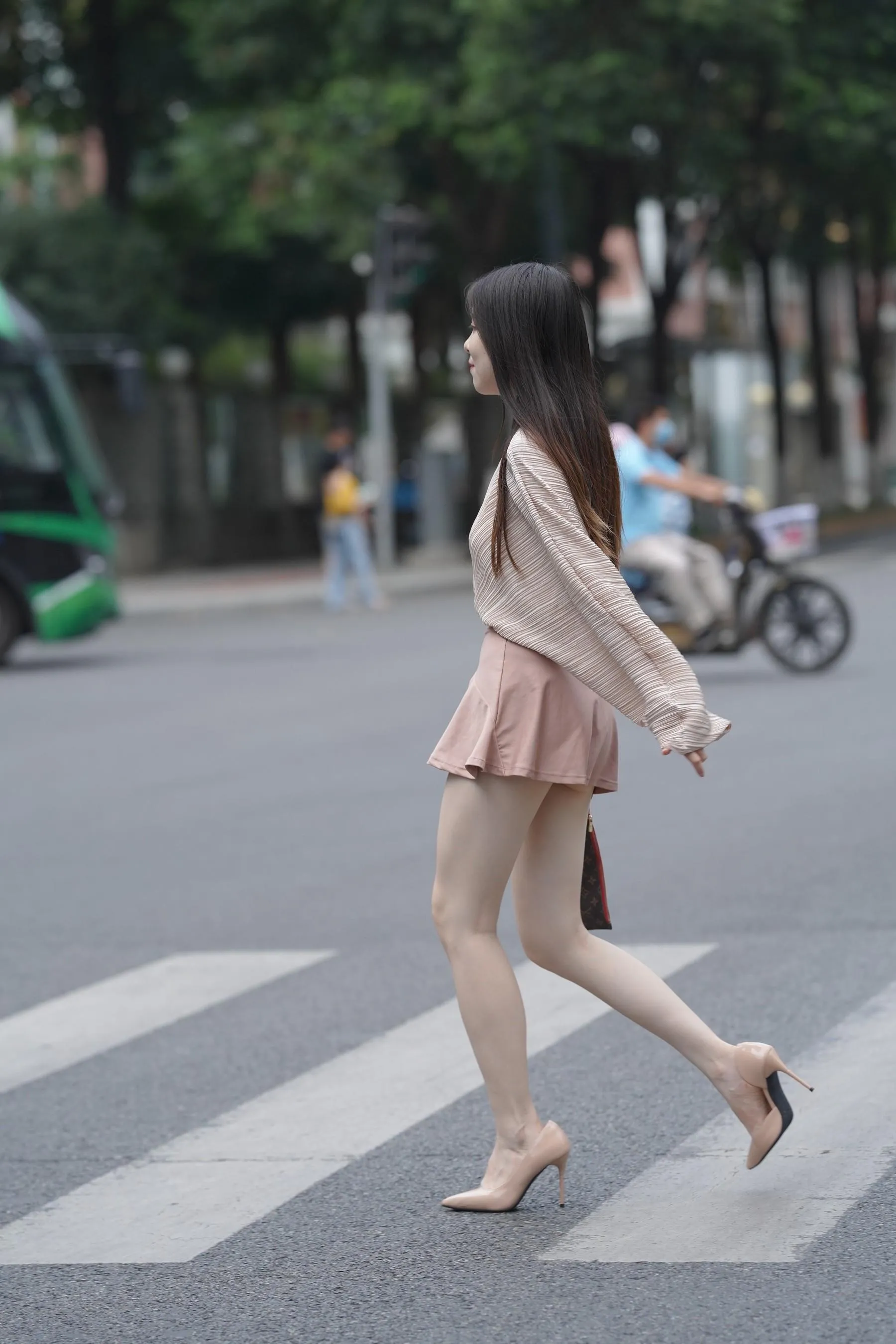 魔镜街拍 NO.167 可爱的粉色短裙小姐姐 [495P]插图2